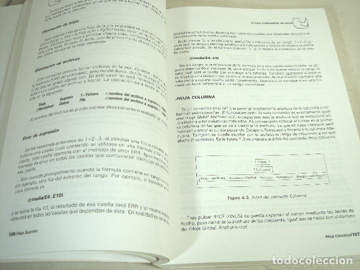 Libros de segunda mano: LOTUS 123 -VERSION 3 -J. MANUEL ALONSO -PARANINFO-LIBRO IFORMATICA - Foto 6