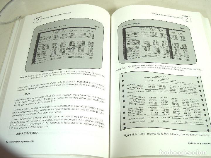 Libros de segunda mano: LOTUS 123 -VERSION 3 -J. MANUEL ALONSO -PARANINFO-LIBRO IFORMATICA - Foto 7