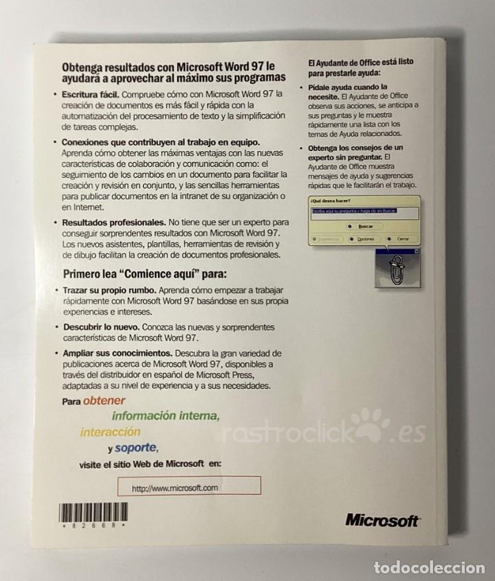 Libros de segunda mano: Libro Obtenga resultados con Microsoft Word 97 - Foto 3