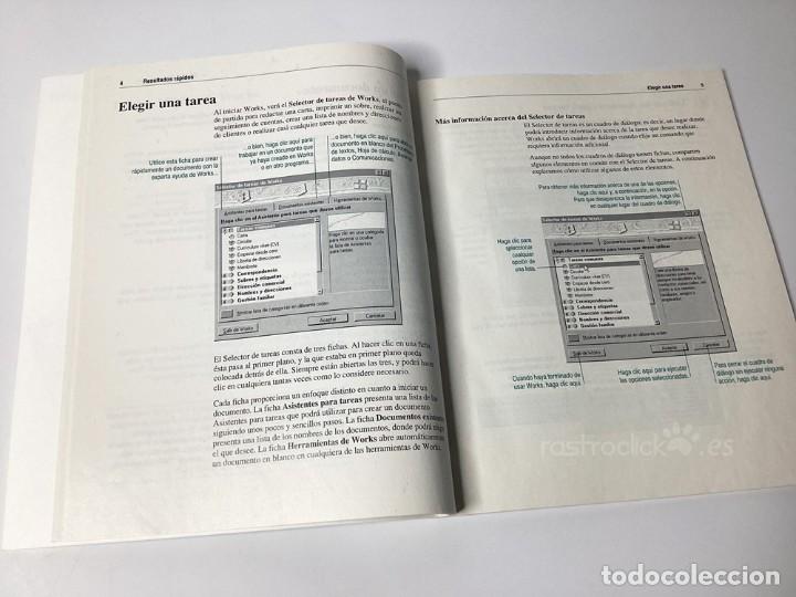 Libros de segunda mano: Libro gu&iacute;a de Works Microsoft Works para Windows 95 - Foto 9