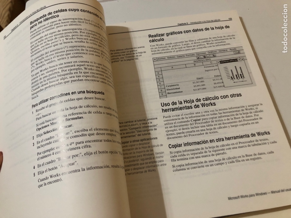 Libros de segunda mano: Manual del usuario e introducci&oacute;n MICROSOFT WORKS - Foto 2