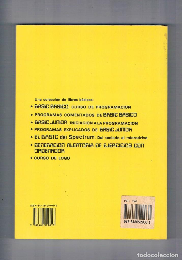 Libros de segunda mano: Programas comentados de Basic basico Grupo distribuidor editorial 1990 **- - Foto 2