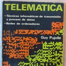 Libros de segunda mano: TELEMÁTICA - TÉCNICAS INFORMÁTICAS DE TRANSMISIÓN Y PROCESO DE DATOS - REDES - VER INDICE. Lote 363065660