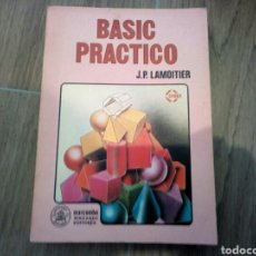 Libros de segunda mano: BASIC PRACTICO 60 EJERCICIOS J.P.LAMOITIER MUY RARO 1984. Lote 363314915
