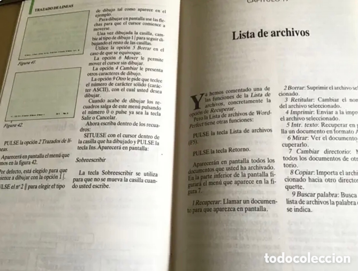 Libros de segunda mano: GU&Iacute;A R&Aacute;PIDA WORDPERFECT V 4.2 - Foto 6