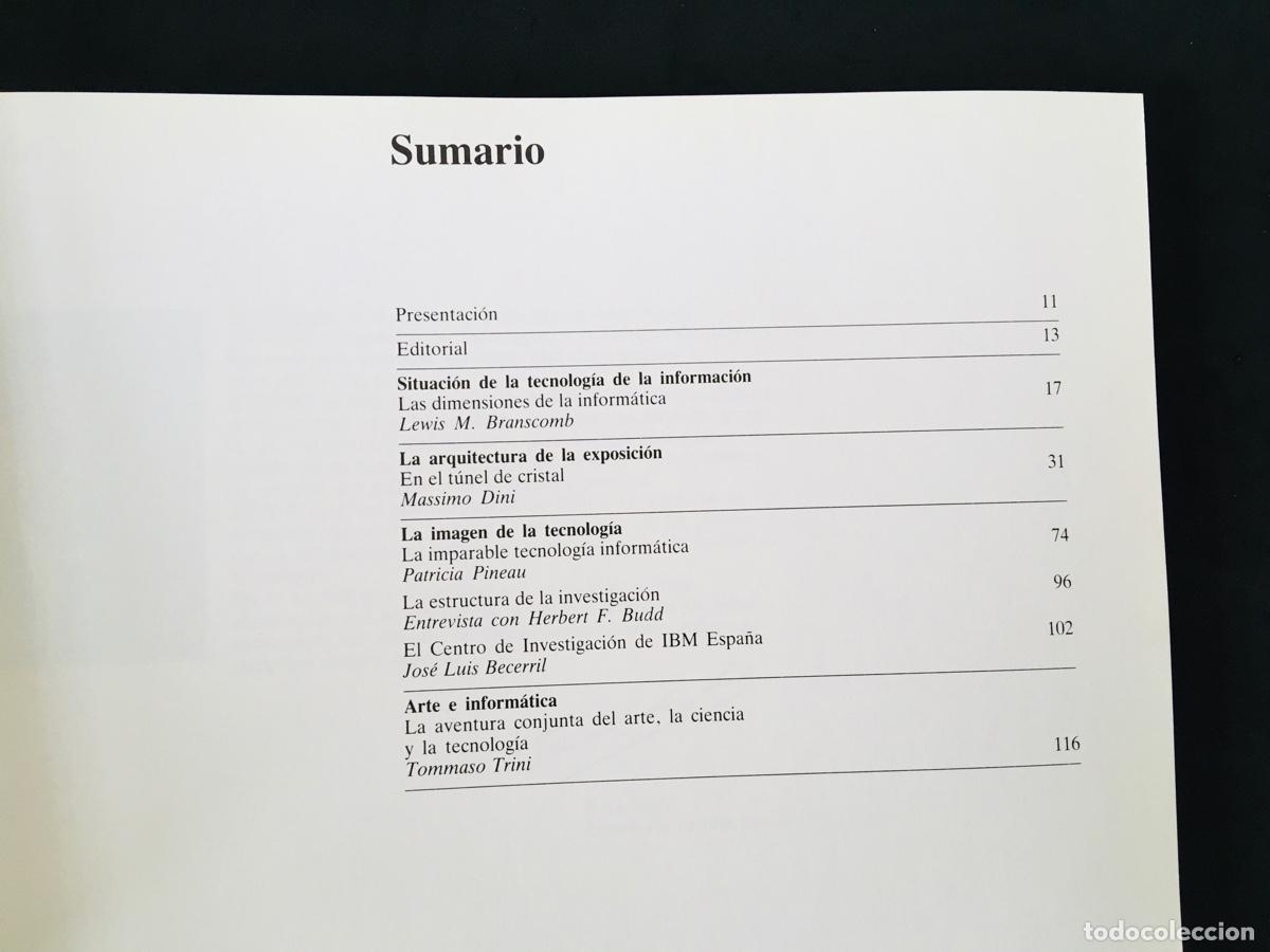 Libros de segunda mano: LIBRO EXHIBIT IBM - EXPOSICI&Oacute;N DE TECNOLOG&Iacute;A DE LA INFORMACI&Oacute;N - Foto 3