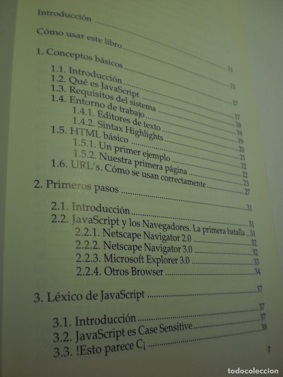 Libros de segunda mano: programaci&oacute;n en java script. &oacute;scar gonz&aacute;lez. anaya 1997 205 p&aacute;g (buen estado, leer) - Foto 3