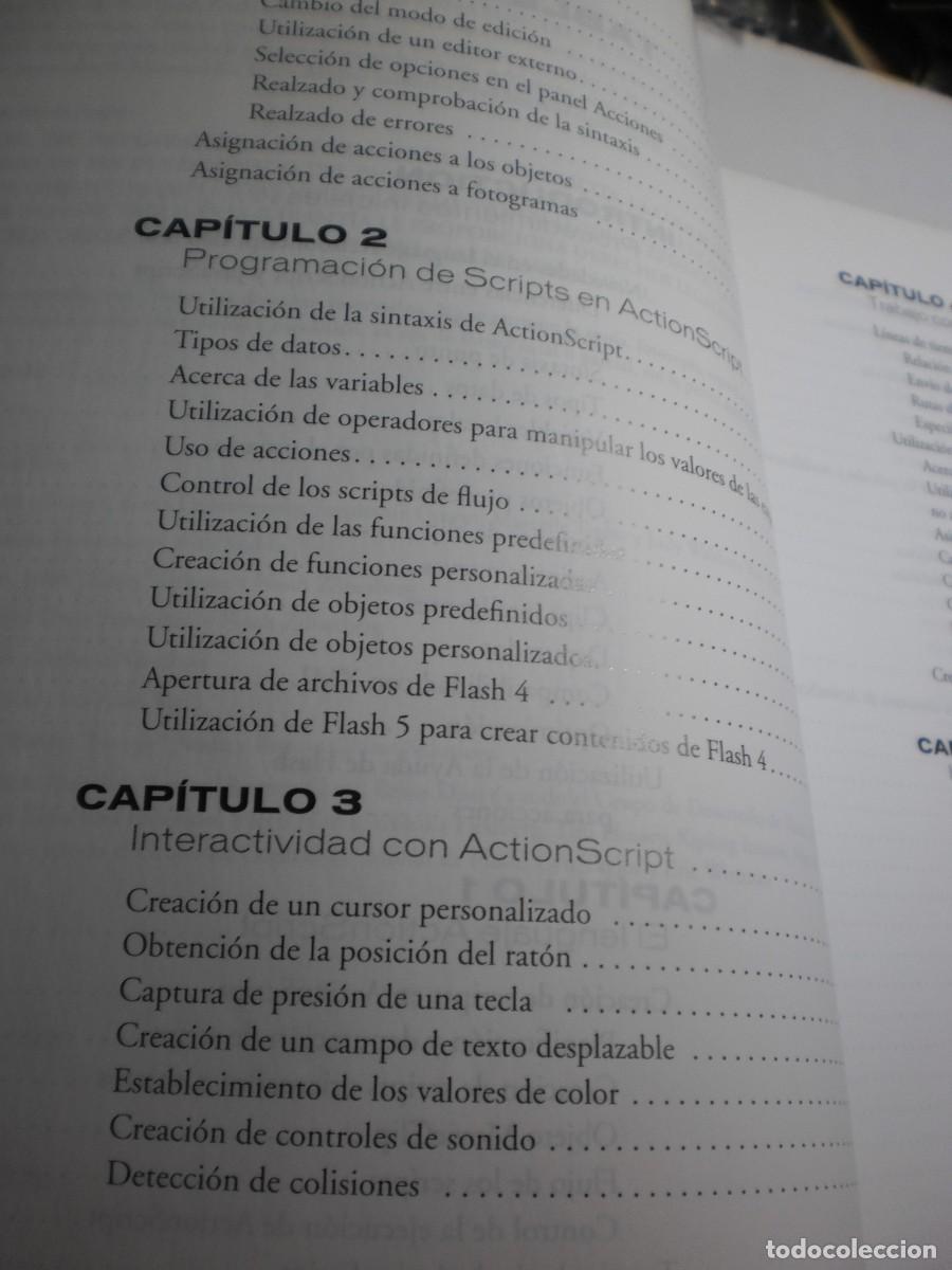 Libros de segunda mano: macromedia flash 5. gu&iacute;a de consulta de action script. macromedia 2000. 445 p&aacute;g (buen estado) - Foto 3
