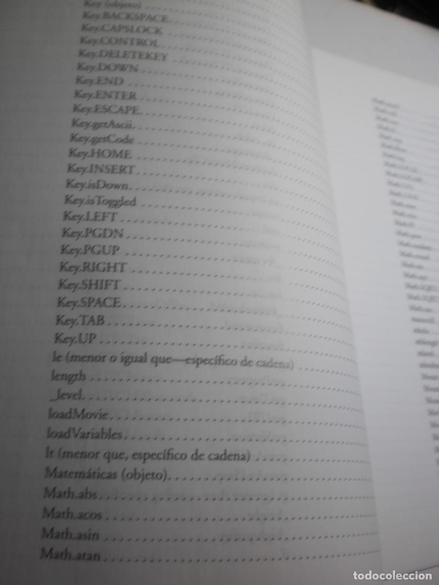 Libros de segunda mano: macromedia flash 5. gu&iacute;a de consulta de action script. macromedia 2000. 445 p&aacute;g (buen estado) - Foto 9