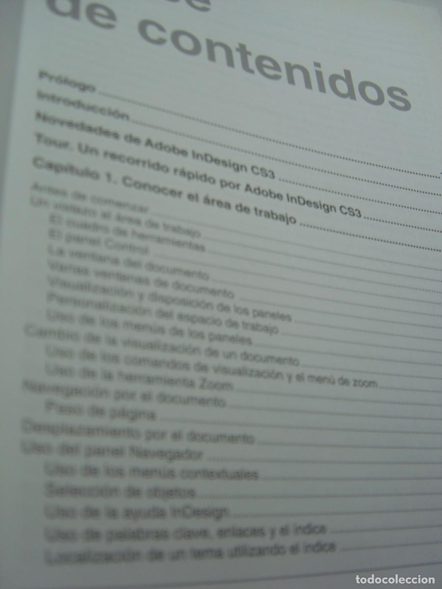 Libros de segunda mano: adobe InDesign CS3. anaya 2007 416 p&aacute;g con CD / disco (buen estado) - Foto 3