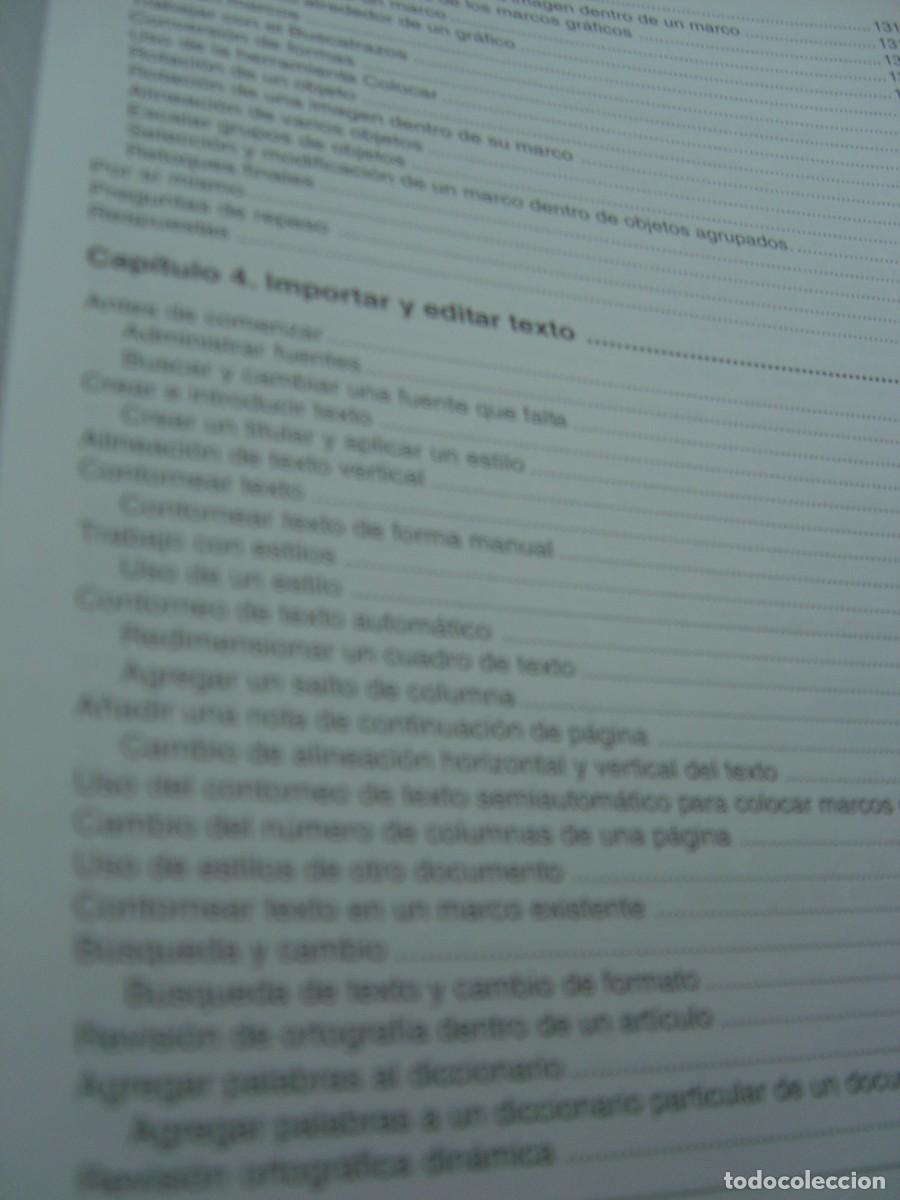 Libros de segunda mano: adobe InDesign CS3. anaya 2007 416 p&aacute;g con CD / disco (buen estado) - Foto 5