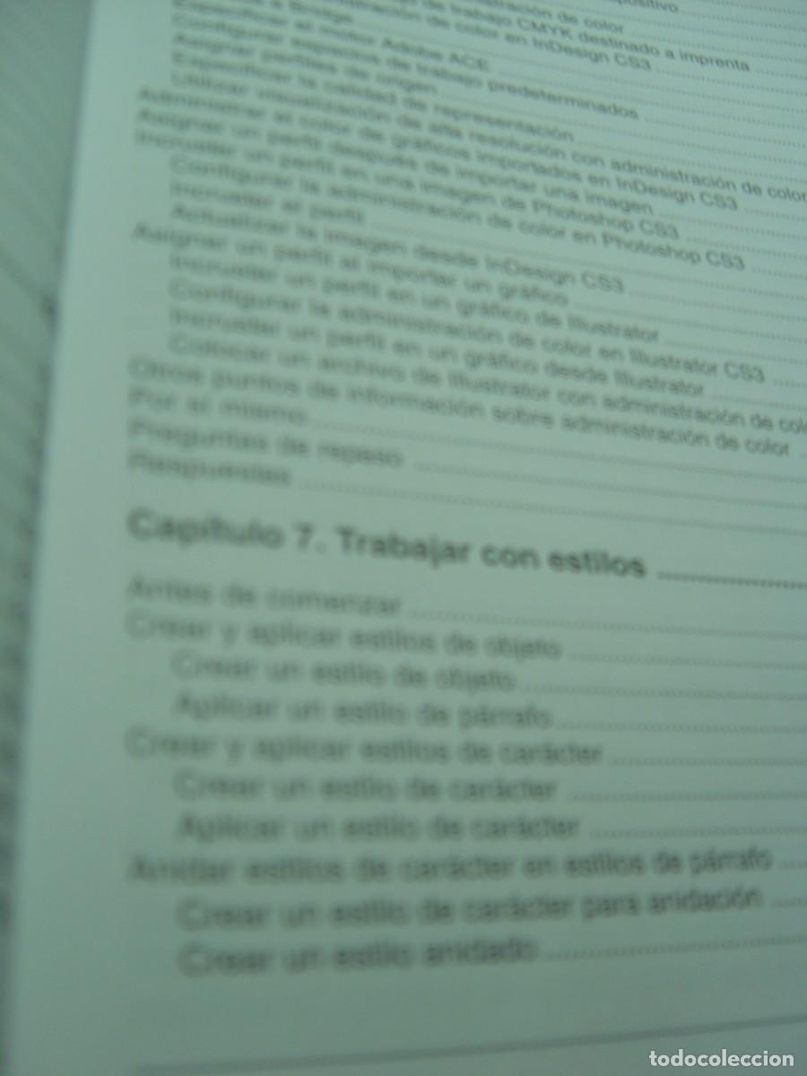 Libros de segunda mano: adobe InDesign CS3. anaya 2007 416 p&aacute;g con CD / disco (buen estado) - Foto 7