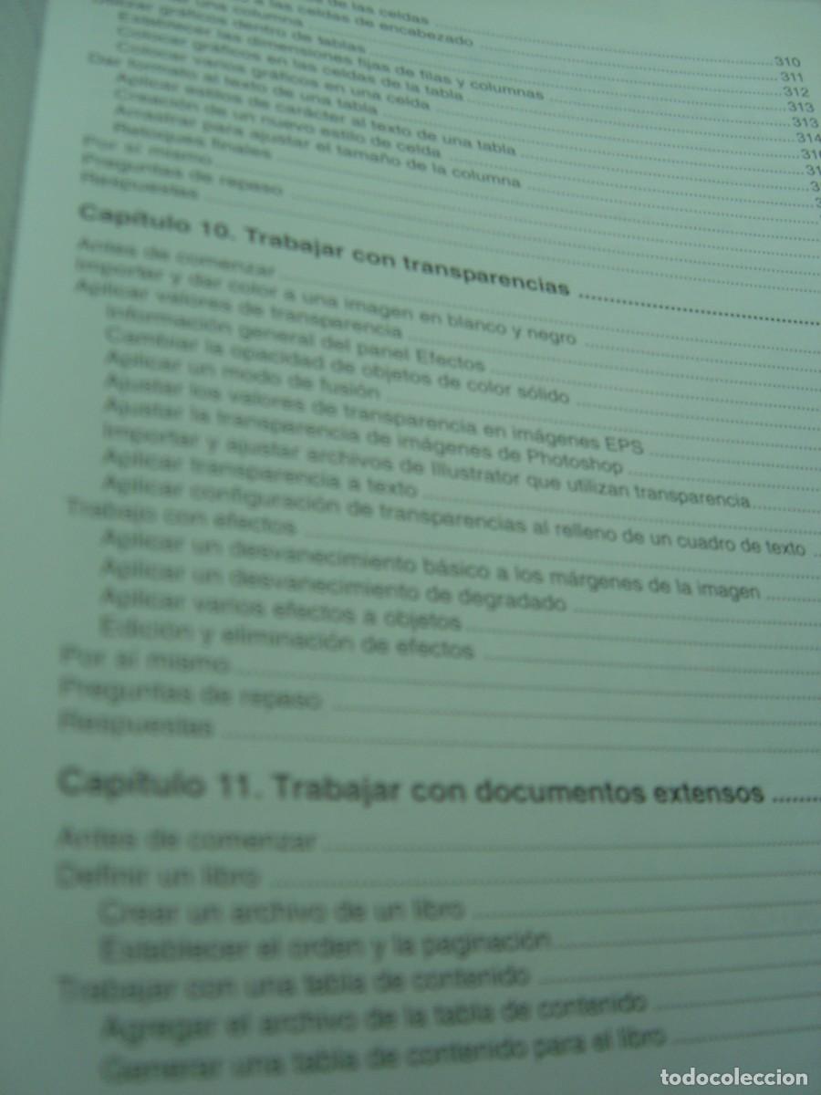Libros de segunda mano: adobe InDesign CS3. anaya 2007 416 p&aacute;g con CD / disco (buen estado) - Foto 9