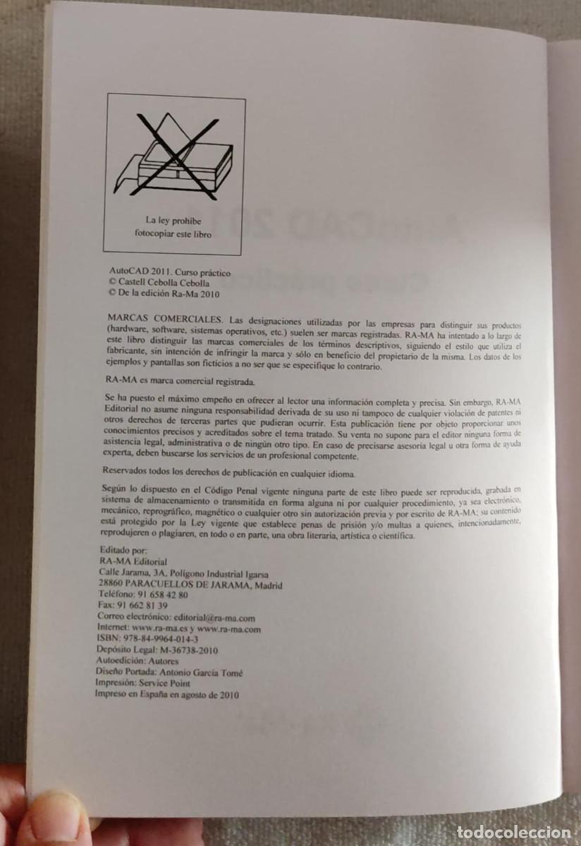 Libros de segunda mano: AUTOCAD 2011. - Foto 4