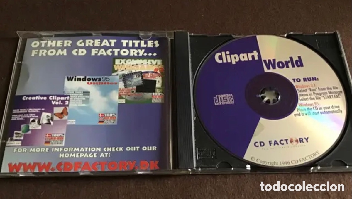 Libros de segunda mano: Disco CD-ROM. CLIPART WORLD. CD FACTORY - Foto 3