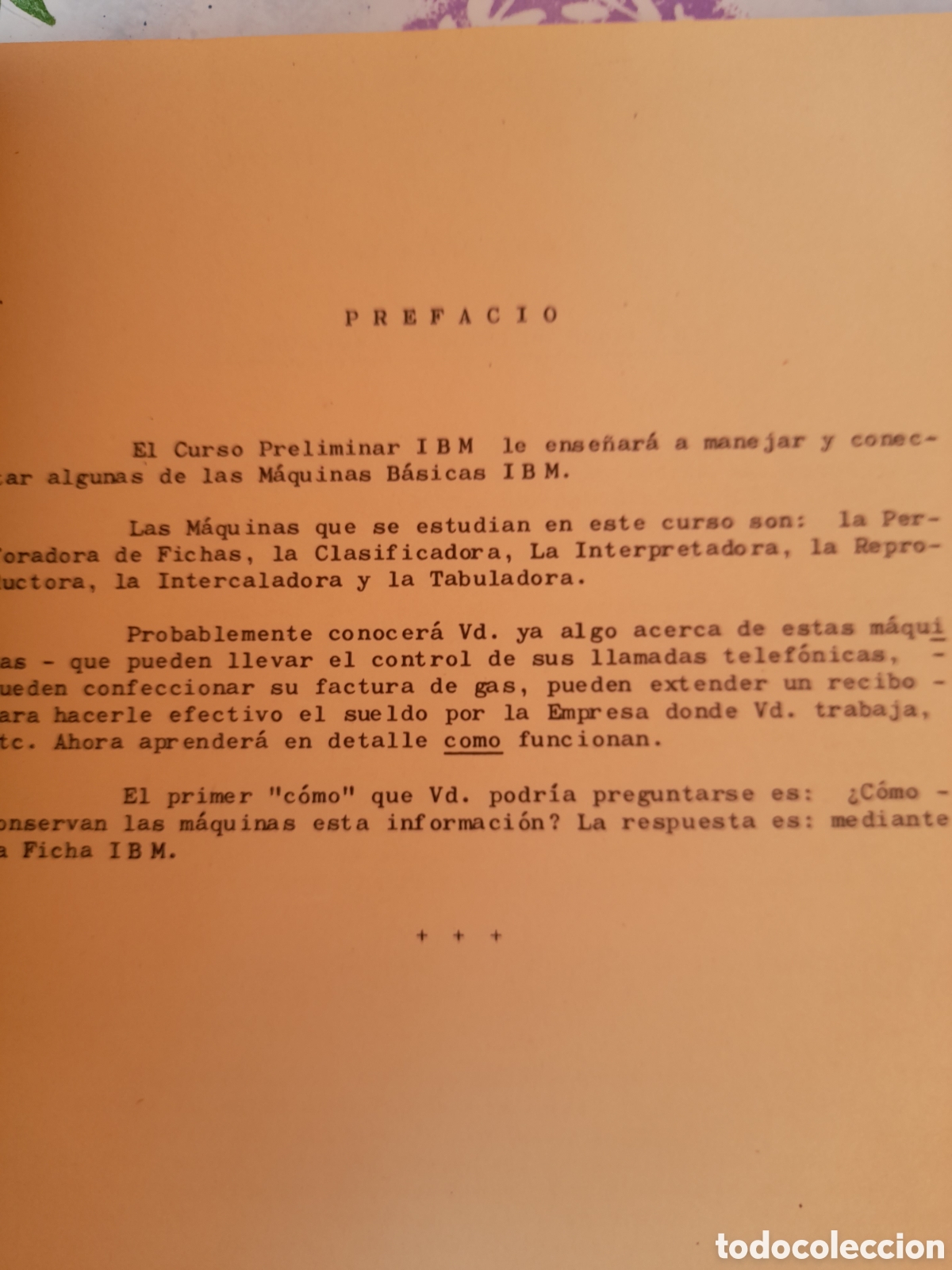 Libros de segunda mano: ANTIGUO CURSO IBM LECCION 1 LA FICHA IBM - Foto 3