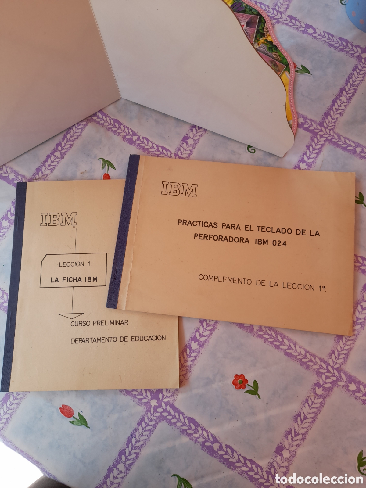 Libros de segunda mano: ANTIGUO CURSO IBM LECCION 1 LA FICHA IBM - Foto 1