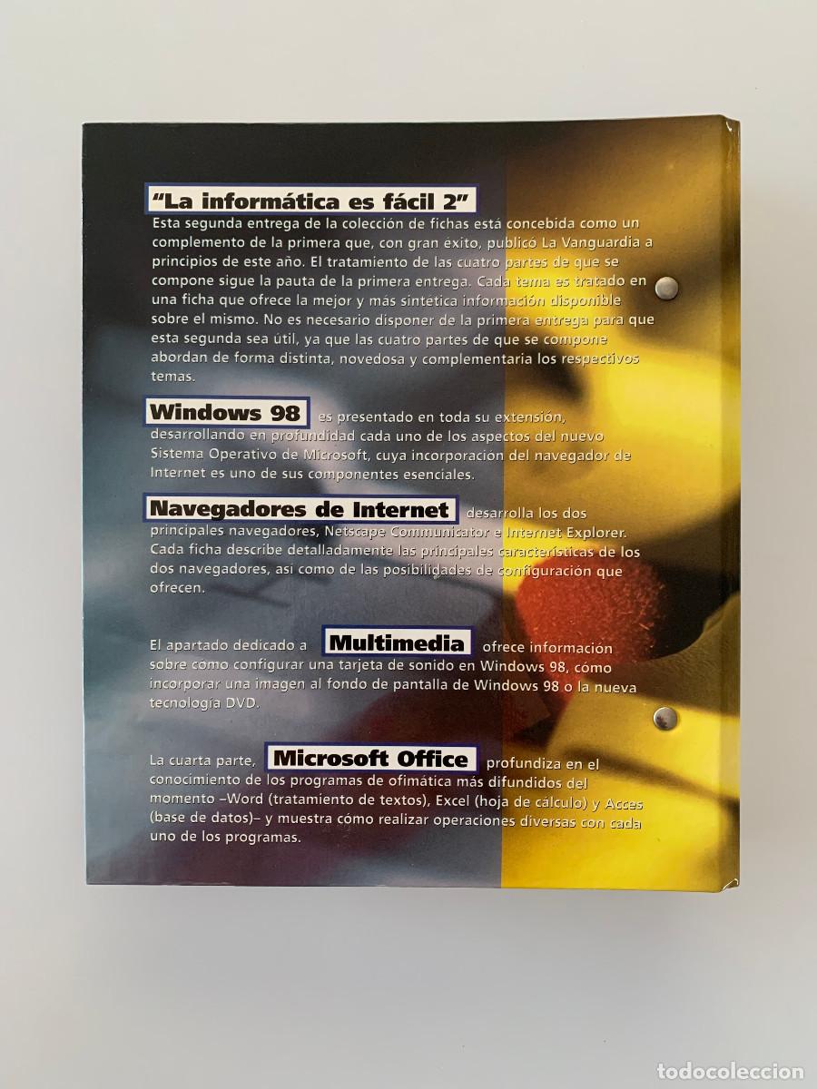 Libros de segunda mano: Curso La Inform&aacute;tica Es F&aacute;cil Vol I y Vol II La Vanguardia - Foto 5