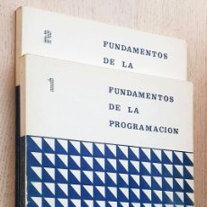 Libros de segunda mano: FUNDAMENTOS DE LA PROGRAMACIÓN (DOS TOMOS, 1 Y 2 / ED. MONITOR INFORMÁTICA). Lote 369197656