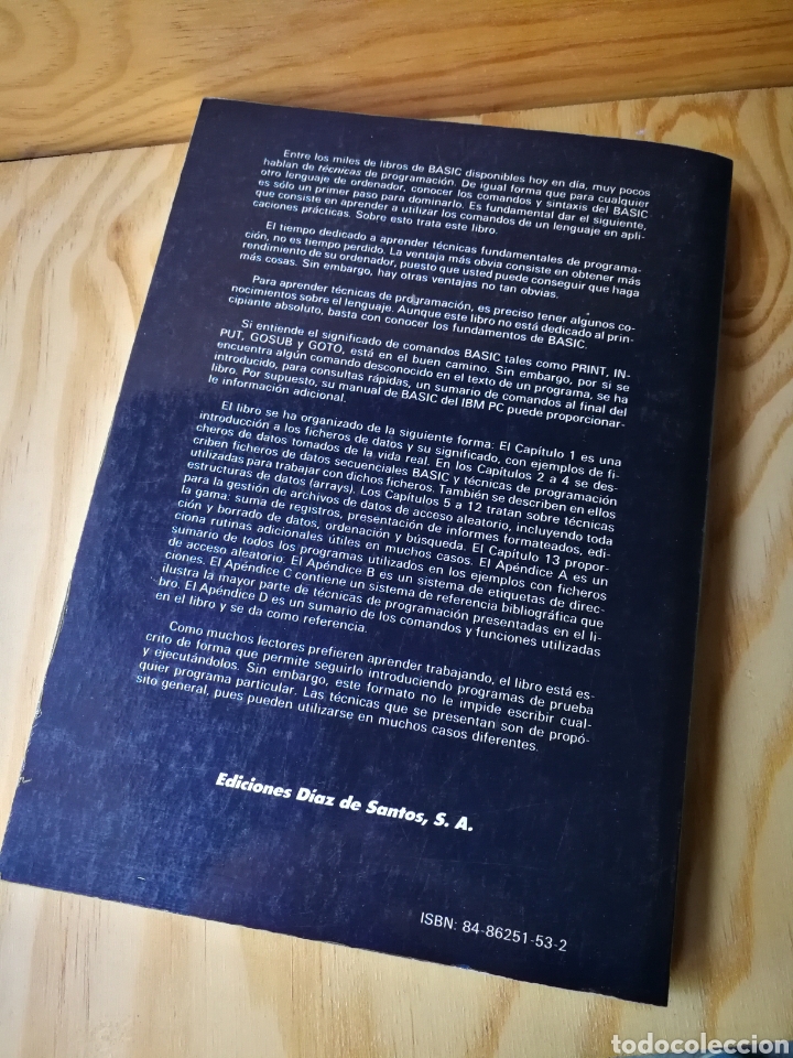 Libros de segunda mano: PROGRAMACI&Oacute;N DE FICHEROS DE DATOS PARA EL IBM PC- ALAN SIMPSON, 1987. - Foto 4