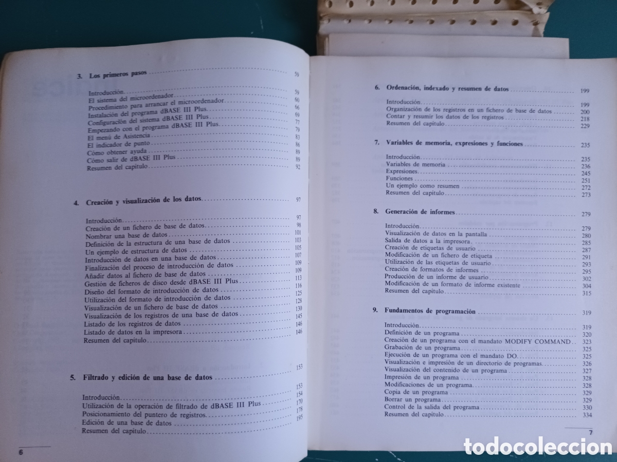 Libros de segunda mano: dBASE III Plus. Gu&iacute;a del Programador. George Tsu-der Chou. 1988 - Foto 4