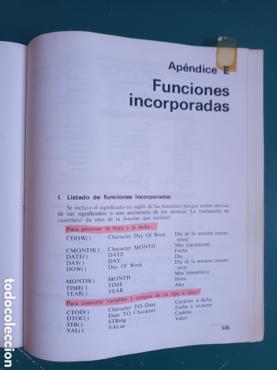 Libros de segunda mano: dBASE III Plus. Gu&iacute;a del Programador. George Tsu-der Chou. 1988 - Foto 10