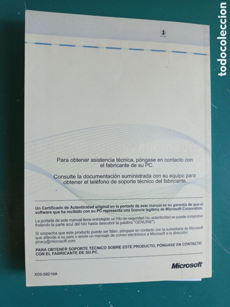 Libros de segunda mano: Conceptos b&aacute;sicos e instalaci&oacute;n. Microsoft WindowsNT Workstation. Certificate of Authenticity. DELL - Foto 6