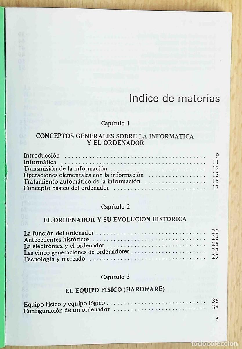 Libros de segunda mano: Introducci&oacute;n a la inform&aacute;tica. EDI. Escuela De Inform&aacute;tica. - Foto 2