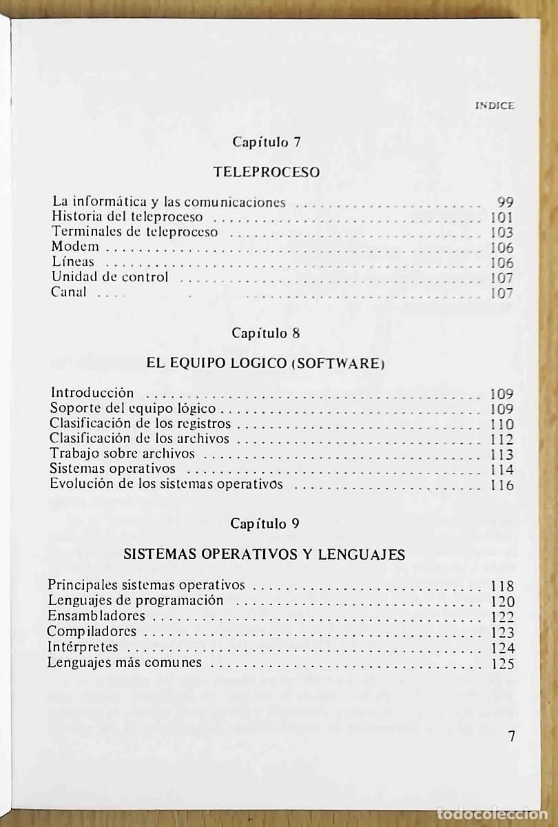 Libros de segunda mano: Introducci&oacute;n a la inform&aacute;tica. EDI. Escuela De Inform&aacute;tica. - Foto 4