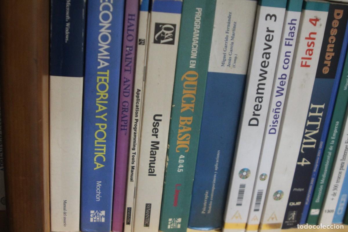 Libros de segunda mano: 10 LIBROS DE TEMAS INFORM&Aacute;TICO GRAN FORMATO - Foto 1
