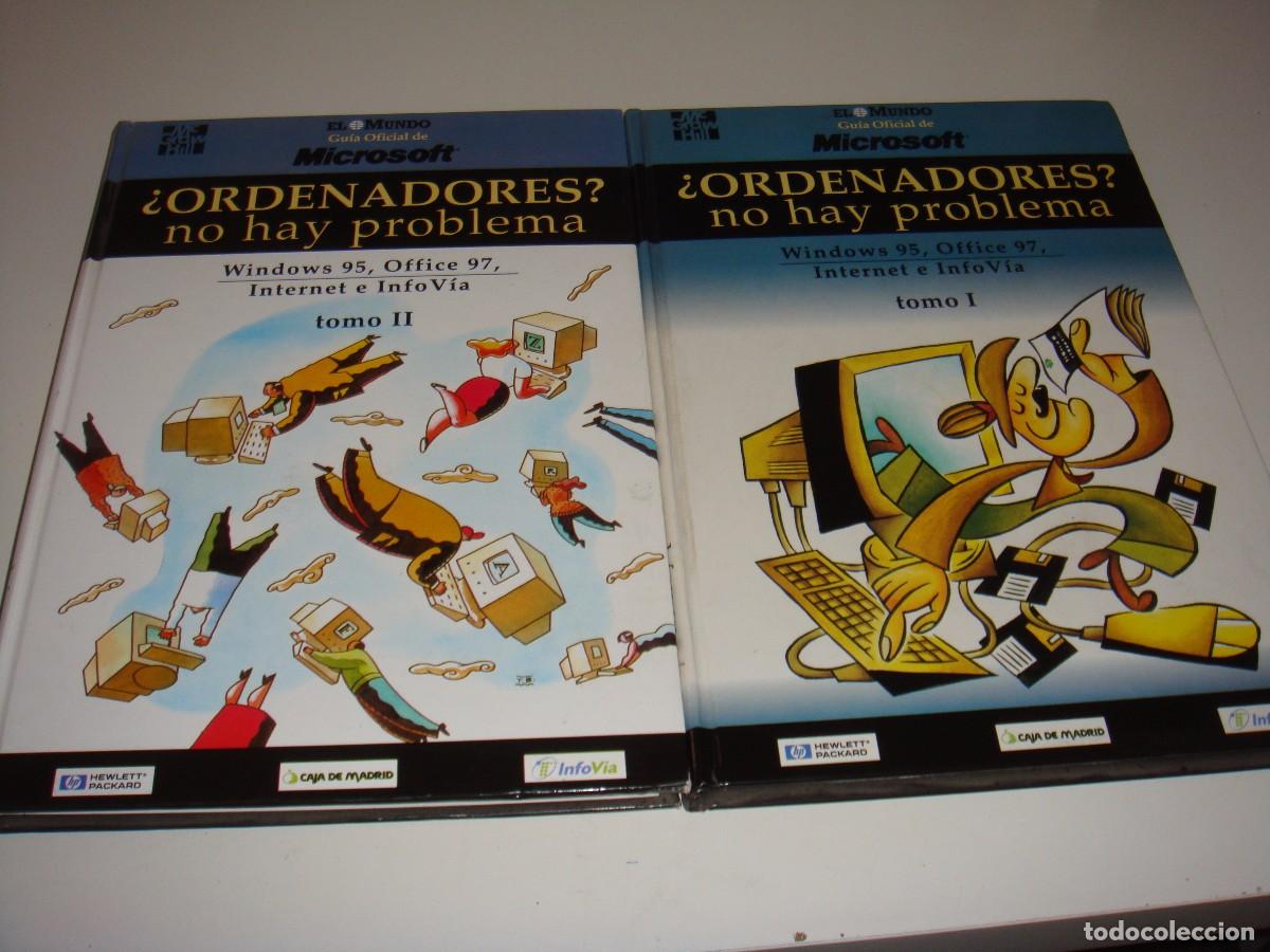 Libros de segunda mano: ORDENADORES NO HAY PROBLEMA 2 TOMOS - Foto 1