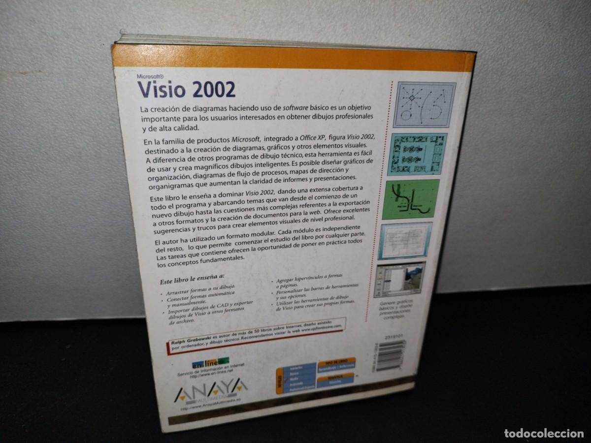 Libros de segunda mano: 41- MICROSOFT VISIO 2002 - RALPH GRABOWSKI - Foto 3