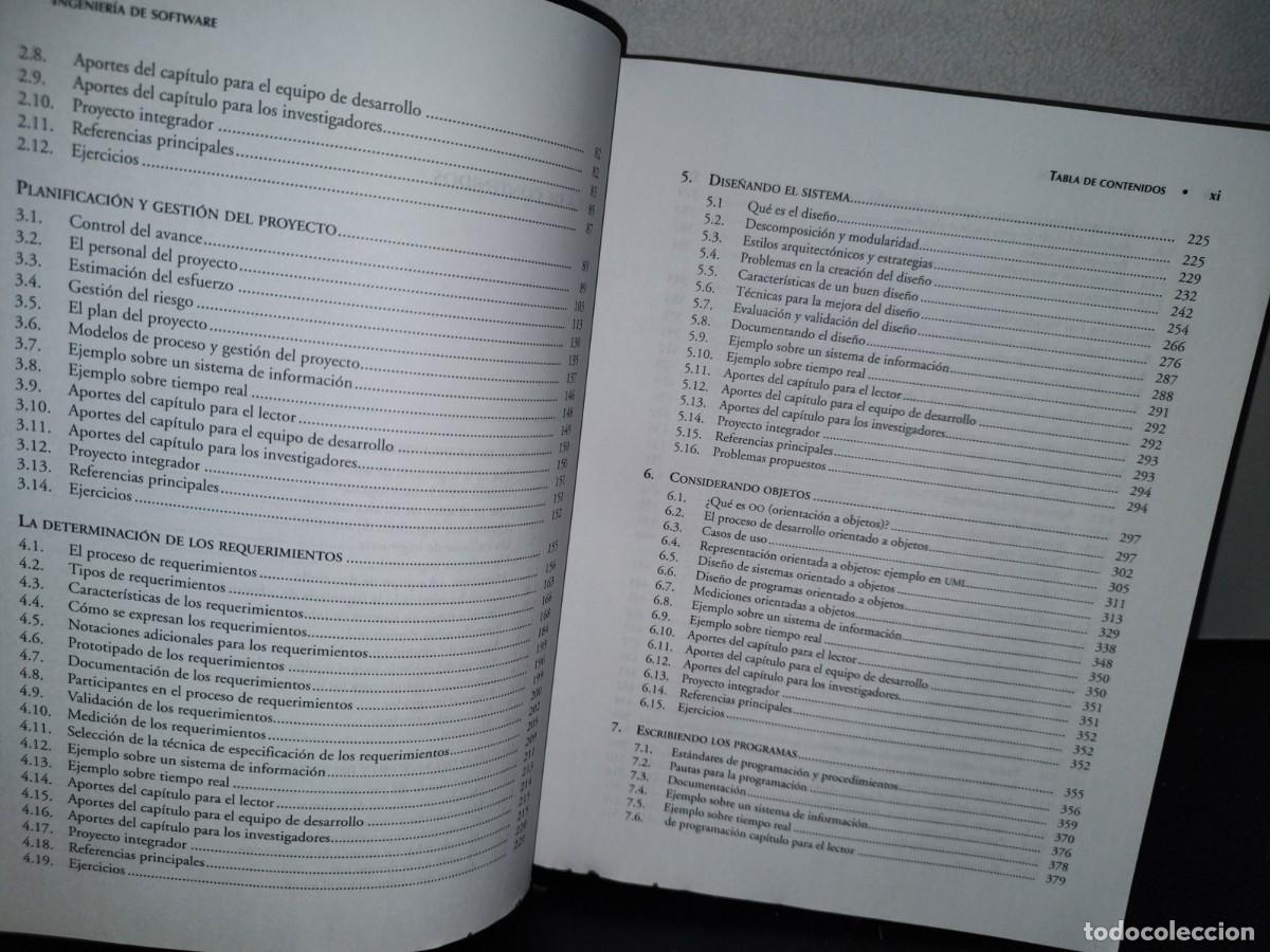 Libros de segunda mano: 45- INGENIER&Iacute;A DE SOFTWARE. TEOR&Iacute;A Y PR&Aacute;CTICA - SHARI LAWRENCE PFLEEGER - Foto 7
