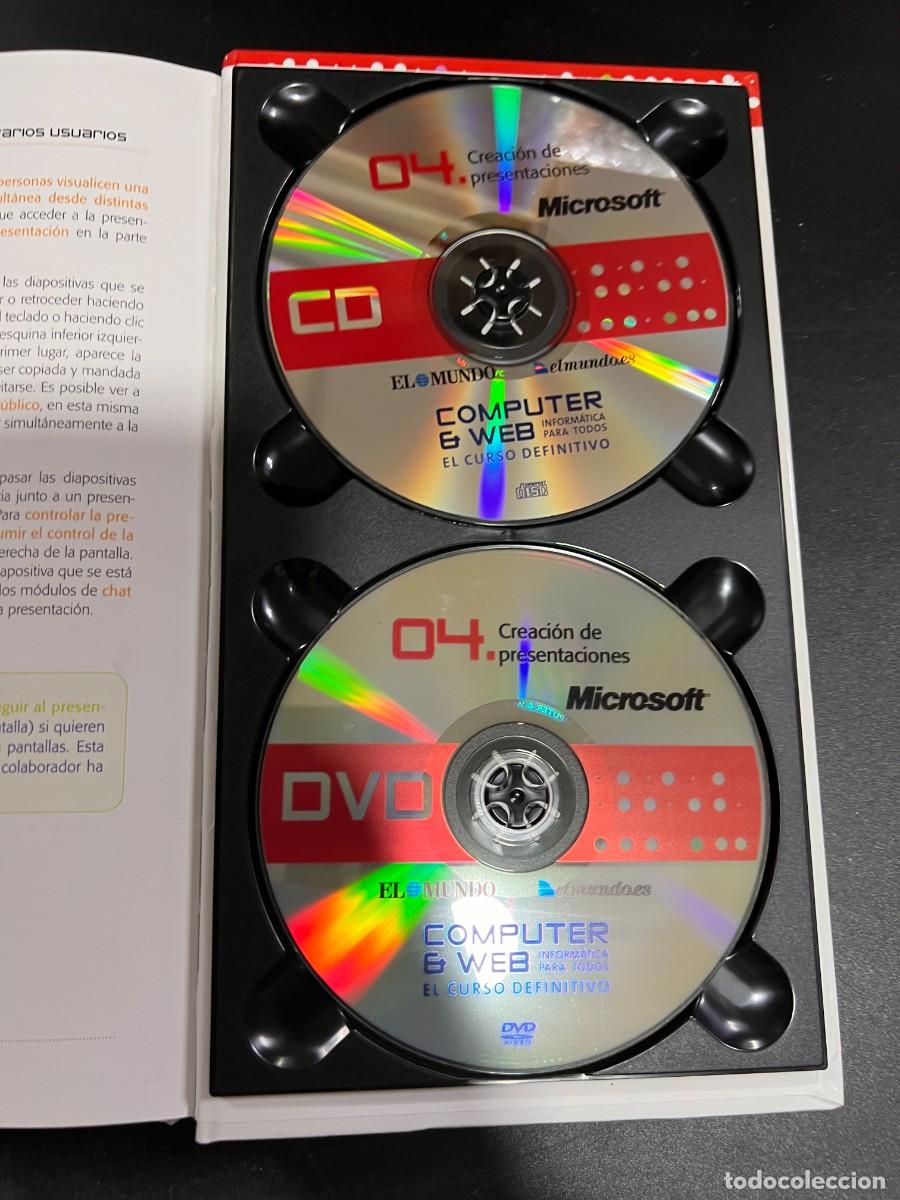 Libros de segunda mano: COMPUTER & WEB. INFORM&Aacute;TICA PARA TODOS. VOL. 04 - CREACI&Oacute;N DE PRESENTACIONES. DVD + 2 CDS - Foto 9