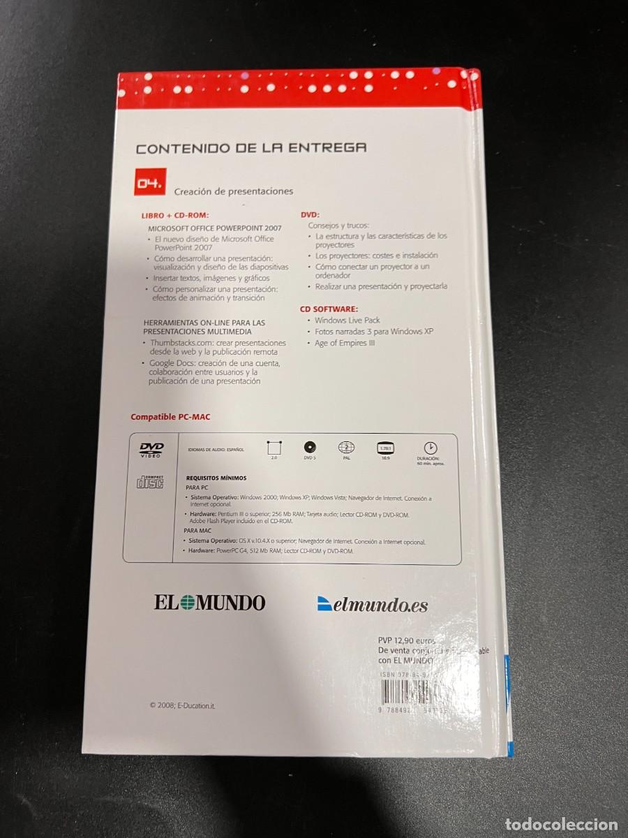 Libros de segunda mano: COMPUTER & WEB. INFORM&Aacute;TICA PARA TODOS. VOL. 04 - CREACI&Oacute;N DE PRESENTACIONES. DVD + 2 CDS - Foto 10