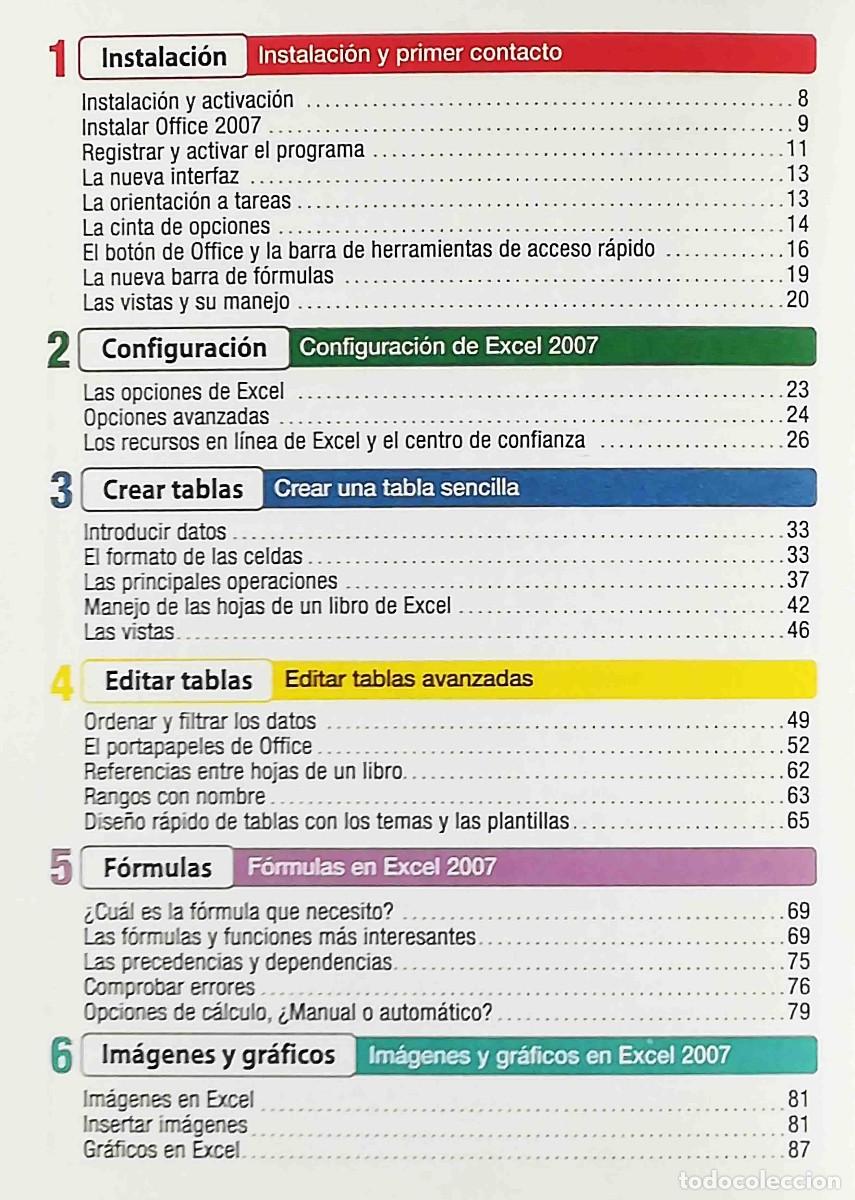 Libros de segunda mano: Curso pr&aacute;ctico Excel 2007 - Computer Hoy. - Foto 3