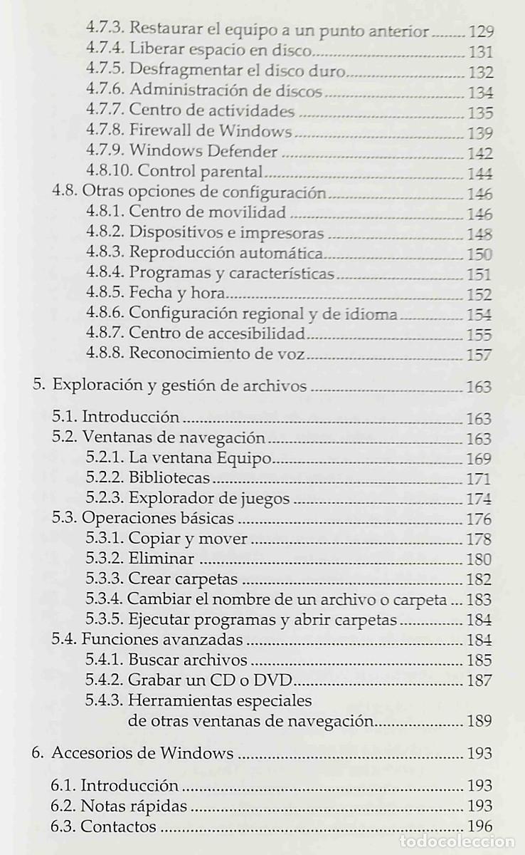 Libros de segunda mano: Gu&iacute;a pr&aacute;ctica Windows 7 (Miguel Pardo Niebla) Anaya - Foto 6