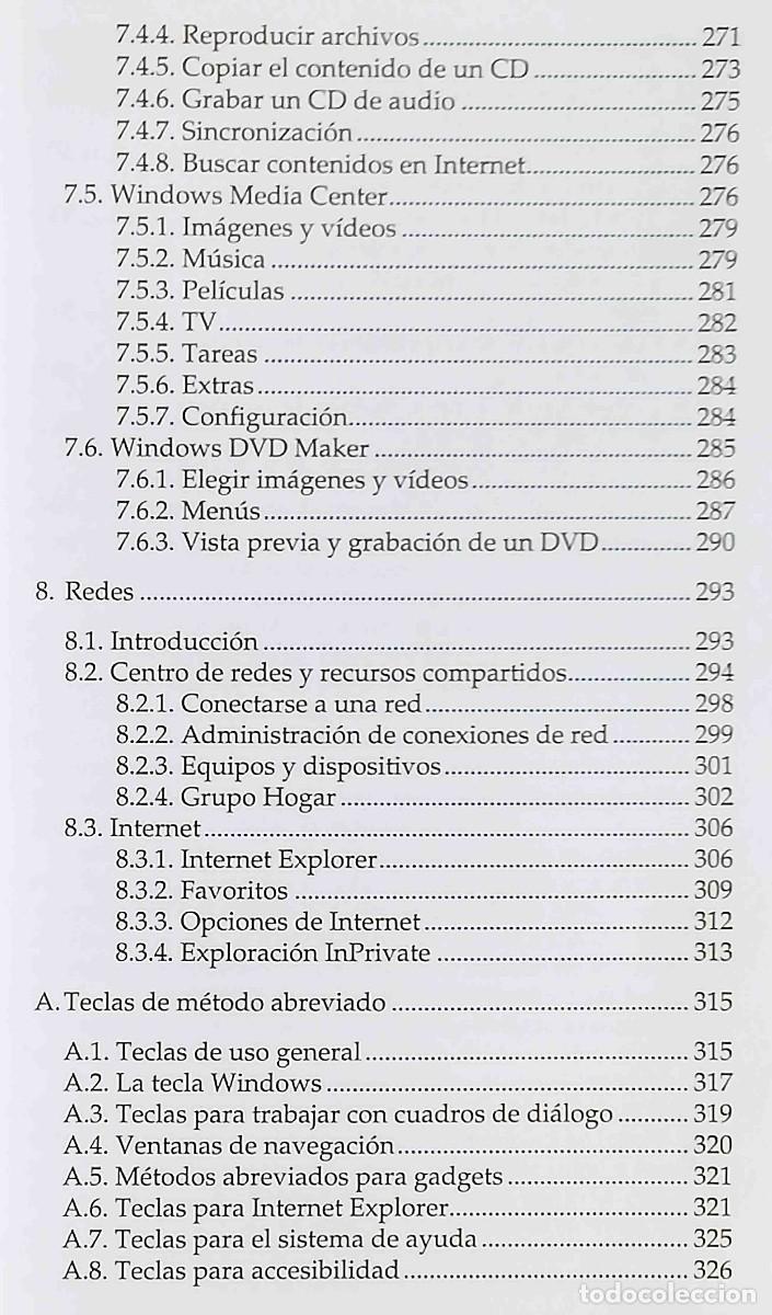 Libros de segunda mano: Gu&iacute;a pr&aacute;ctica Windows 7 (Miguel Pardo Niebla) Anaya - Foto 8