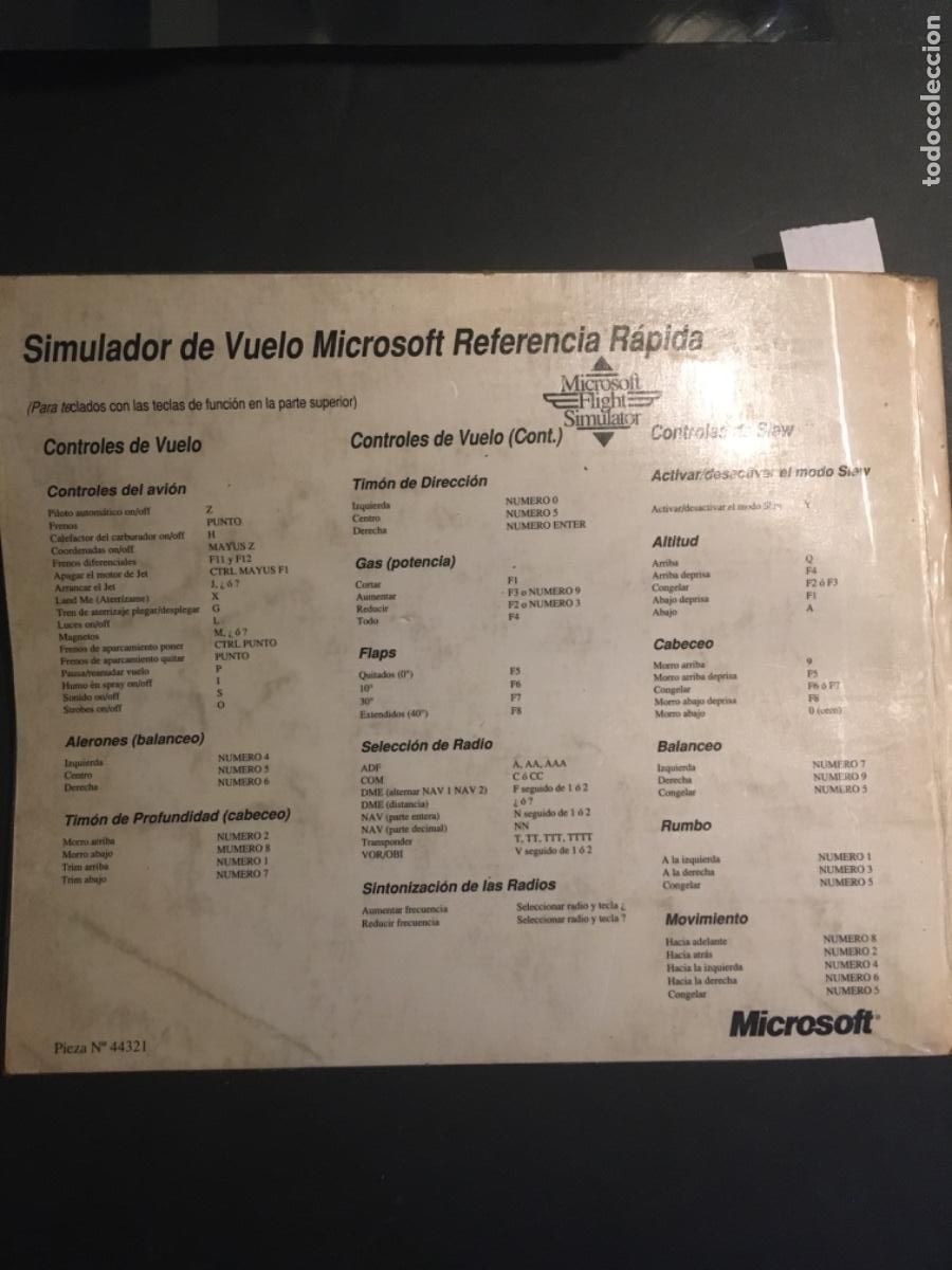 Libros de segunda mano: MICROSOFT FLIGHT SIMULATOR, MANUAL DE VUELO - Foto 3