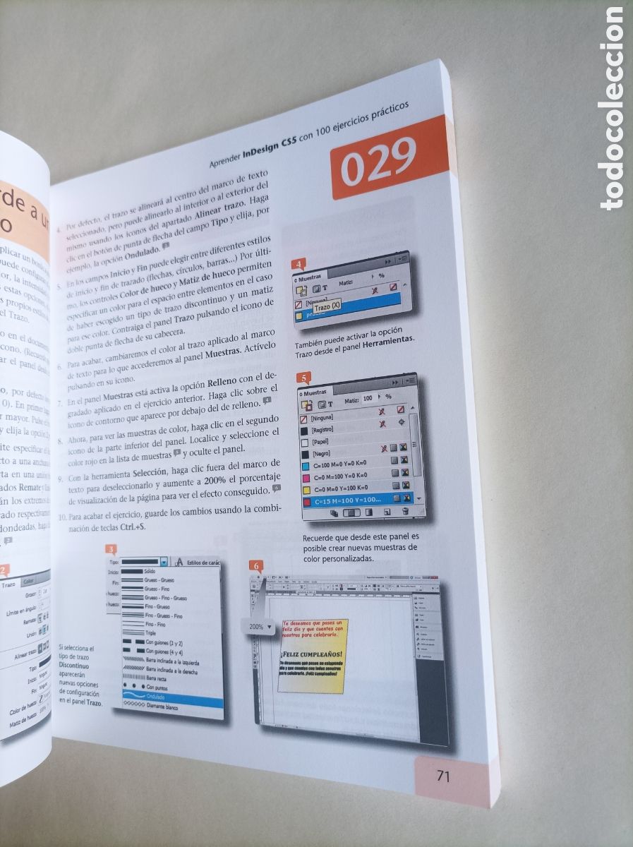 Libros de segunda mano: Aprender Indesing CS5 con 100 ejercicios pr&aacute;cticos - Foto 4