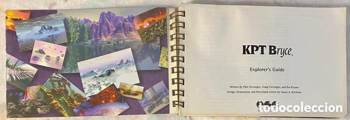 Libros de segunda mano: Dise&ntilde;o de mundos, KPT Bryce para Mac. Explorer Guide, Macintosh. Primera versi&oacute;n, 1994. - Foto 4