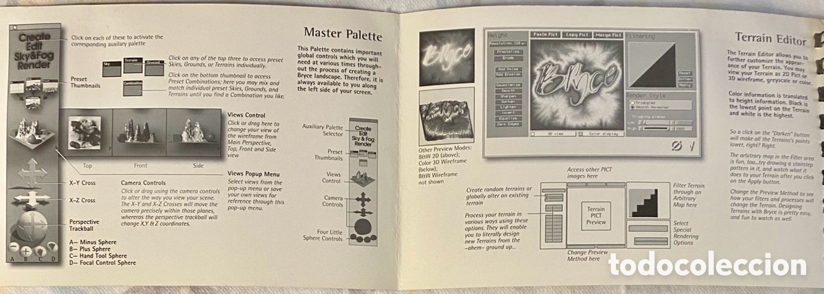 Libros de segunda mano: Dise&ntilde;o de mundos, KPT Bryce para Mac. Explorer Guide, Macintosh. Primera versi&oacute;n, 1994. - Foto 6