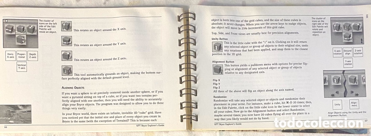 Libros de segunda mano: Dise&ntilde;o de mundos, KPT Bryce para Mac. Explorer Guide, Macintosh. Primera versi&oacute;n, 1994. - Foto 9