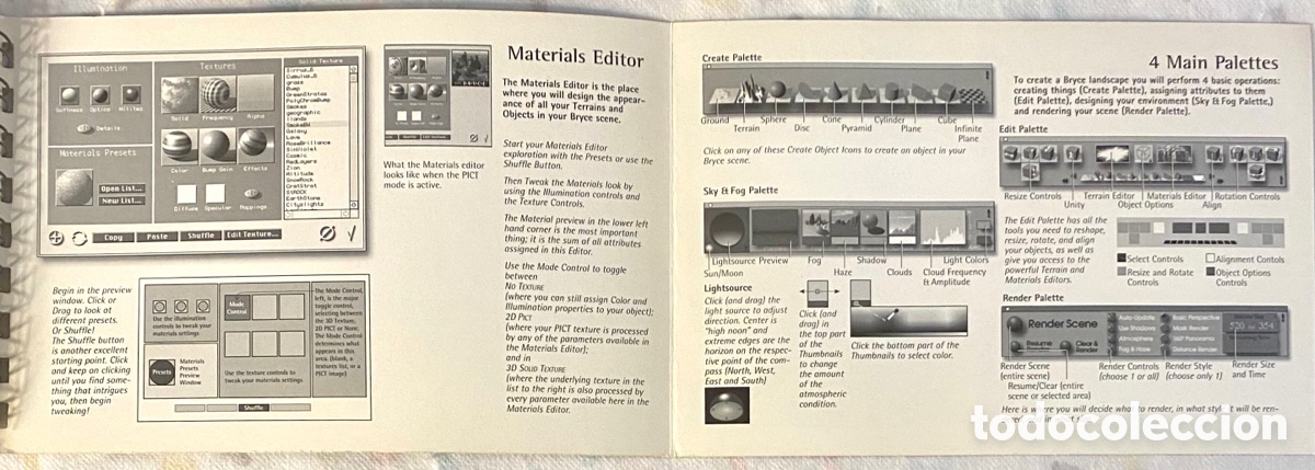 Libros de segunda mano: Dise&ntilde;o de mundos, KPT Bryce para Mac. Explorer Guide, Macintosh. Primera versi&oacute;n, 1994. - Foto 13