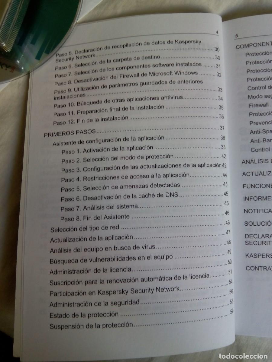 Libros de segunda mano: KASPERSKY INTERNET SECURITY 2010 / MANUAL + CD - Foto 4
