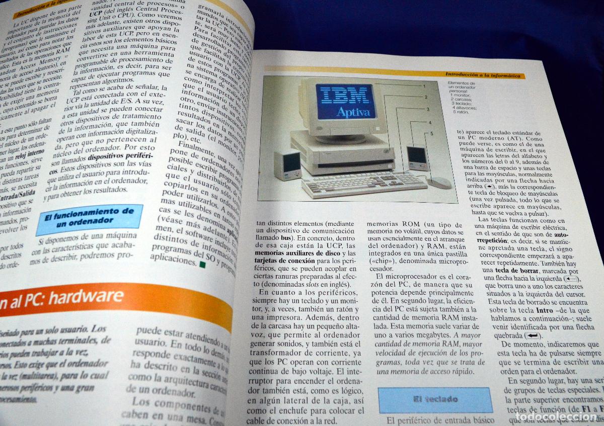Libros de segunda mano: CURSO DE INFORM&Aacute;TICA PR&Aacute;CTICA EN WINDOWS (5 vol&uacute;menes) - Foto 3