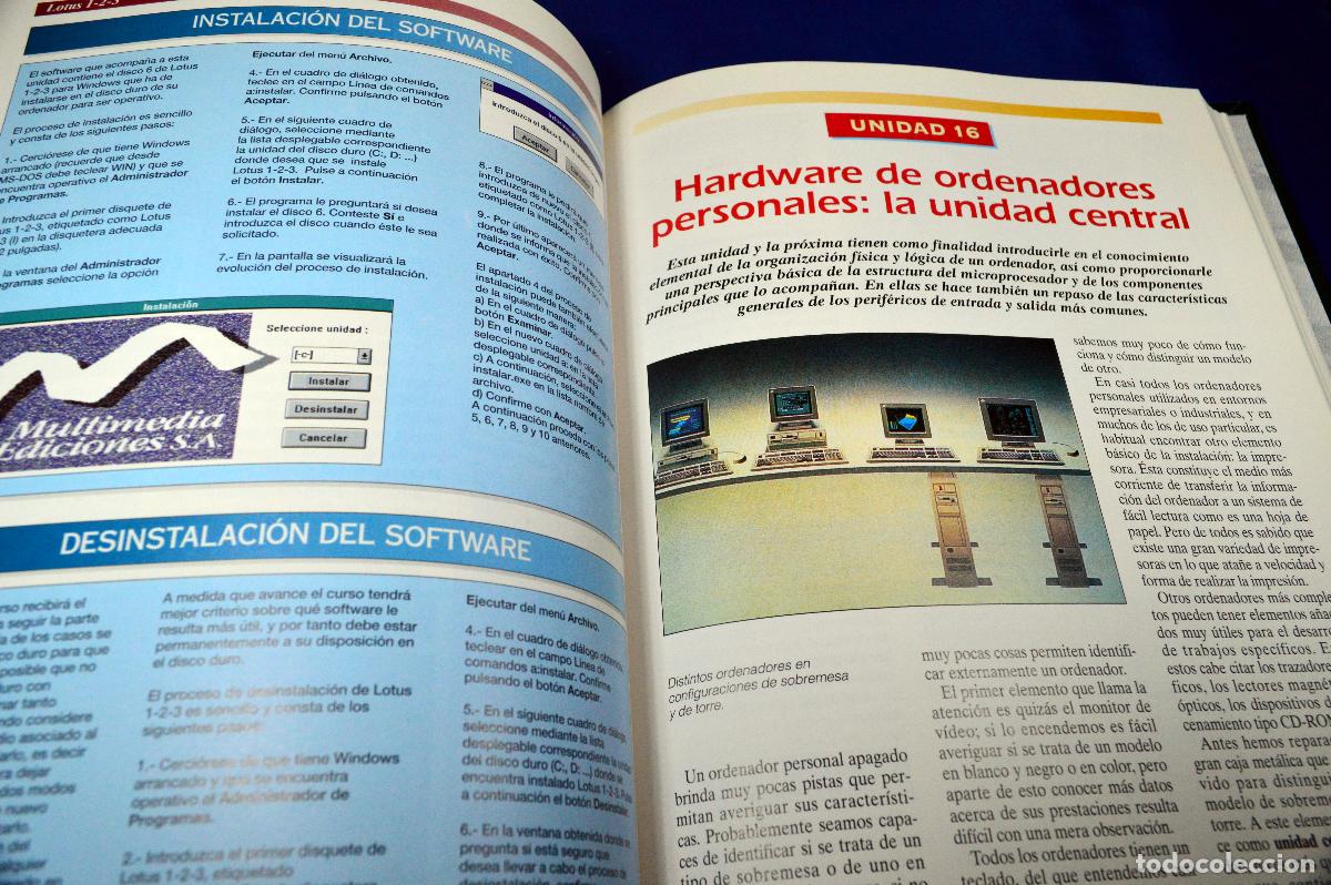 Libros de segunda mano: CURSO DE INFORM&Aacute;TICA PR&Aacute;CTICA EN WINDOWS (5 vol&uacute;menes) - Foto 5
