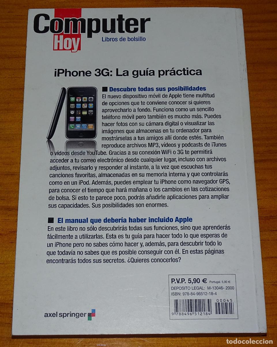 Libros de segunda mano: iPhone 3G. La gu&iacute;a pr&aacute;ctica de uso. - Foto 2