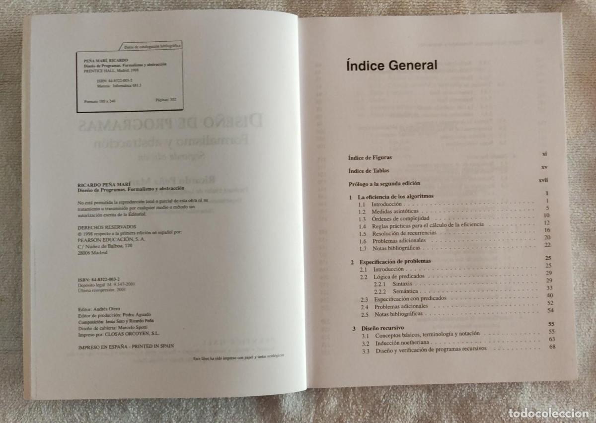 Libros de segunda mano: DISE&Ntilde;O DE PROGRAMAS. - Foto 4
