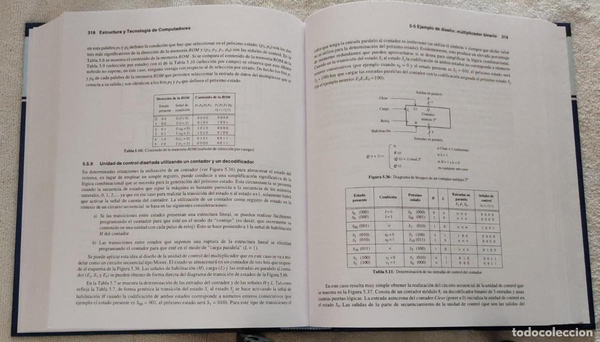 Libros de segunda mano: ESTRUCTURA Y TECNOLOG&Iacute;A DE COMPUTADORES. - Foto 5